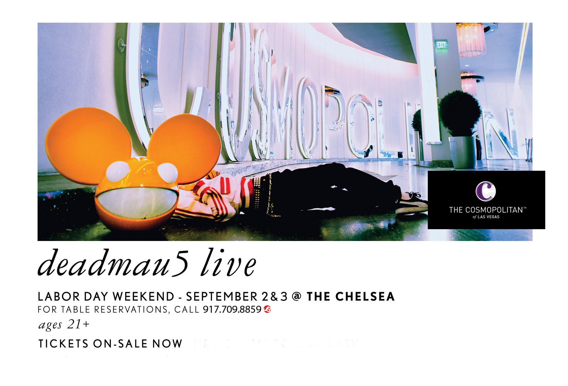 Deadmau5 Live @ The Chelsea SAT on 09/03/11