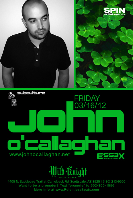 John O'Callaghan @ Sound Kitchen on 03/16/12