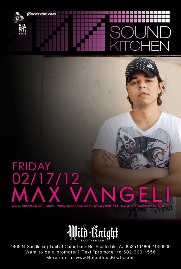 Max Vangeli @ Sound Kitchen on 02/17/12