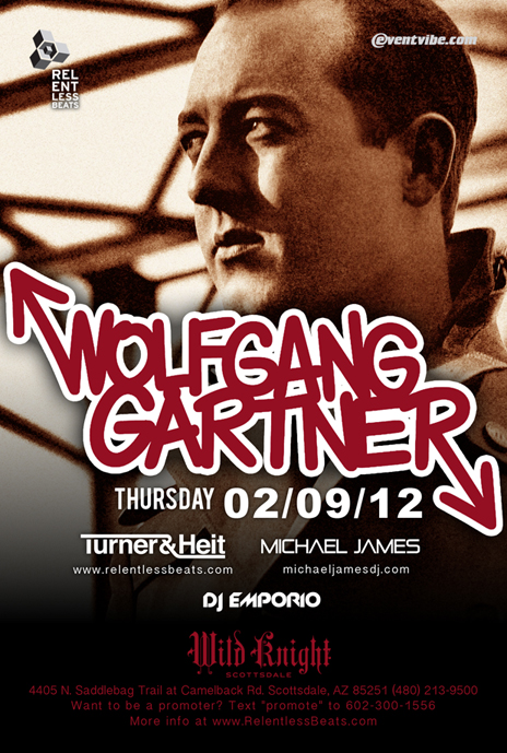Wolfgang Gartner @ Wild Knight on 02/09/12
