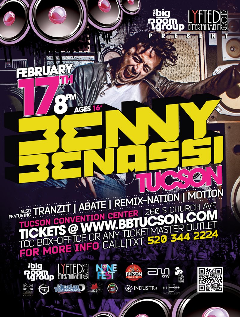 Benny Benassi @ Tucson Convention Center on 02/17/12
