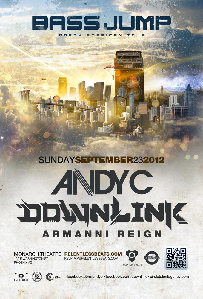 Bass Jump ft. Andy C, Downlink on 09/23/12