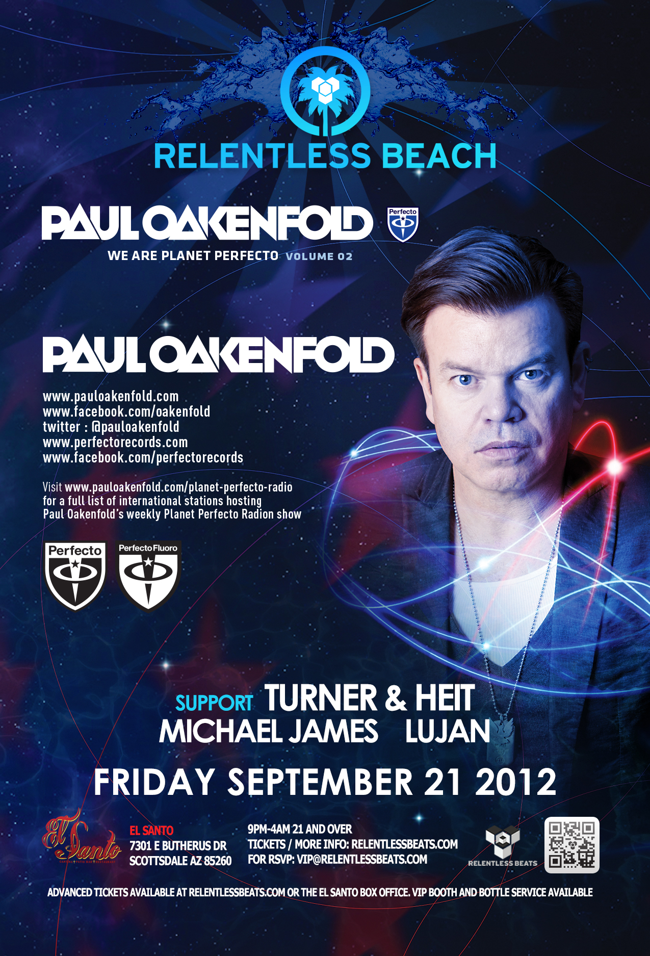 Paul Oakenfold @ Relentless Beach on 09/21/12