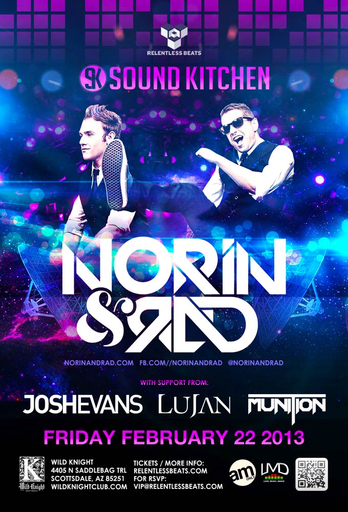 Norin & Rad @ Sound Kitchen on 02/22/13