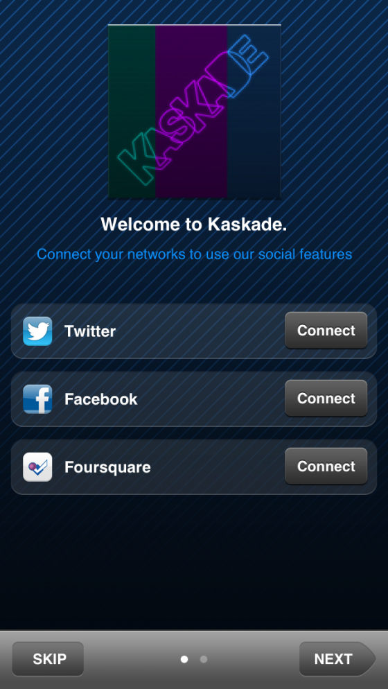Introducing the Kaskade App... Live the moment.