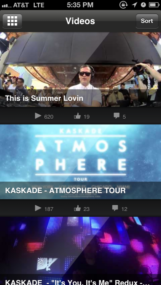 Introducing the Kaskade App... Live the moment.