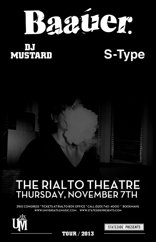 Baauer @ Rialto Theater on 11/07/13