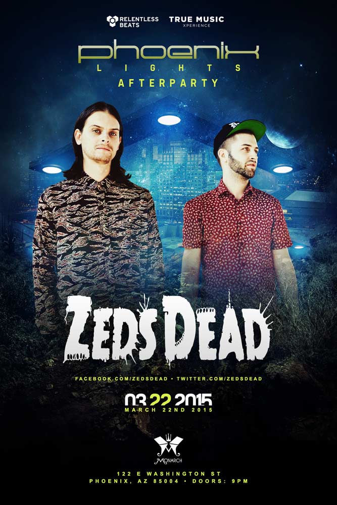 Zeds Dead + kill_frenzy @ Phoenix Lights Afterparty on 03/22/15