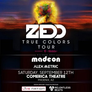 Zedd True Colors Tour on 09/12/15