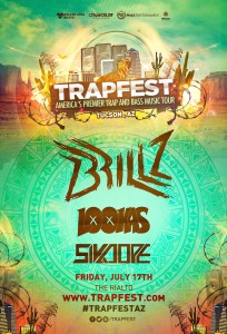 Trapfest Tucson ft Brillz, Lookas on 07/17/15
