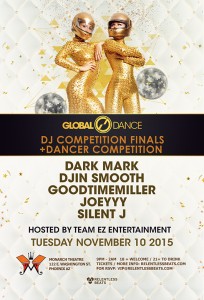 GDF DJ Finals + Dancer Competition on 11/10/15