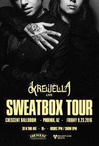 Krewella - Sweatbox Tour on 09/23/16