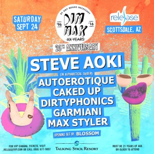 Steve Aoki - Dim Mak 20th Anniversary on 09/24/16