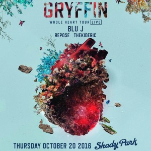 Gryffin - Whole Heart Tour on 10/20/16