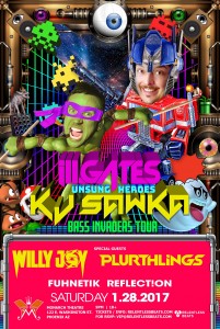 Ill.Gates + KJ Sawka - Unsung Heroes Tour on 01/28/17