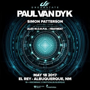 Dreamstate presents: Paul van Dyk in Albuquerque on 05/18/17