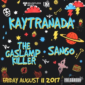 Kaytranada + The Gaslamp Killer + Sango on 08/11/17