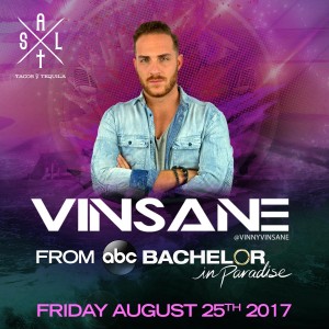 Vinsane from ABC's The Bachelor in Paradise on 08/25/17
