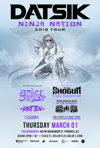Datsik Presents: Ninja Nation Tour 2018 - Phoenix on 03/01/18