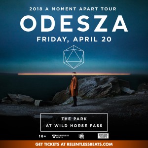 Odesza: 2018 A Moment Apart Tour on 04/20/18