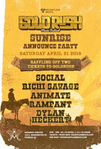 Goldrush 2018 Sunrise Announce Party on 04/21/18