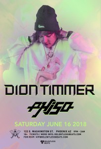 Dion Timmer + Phiso on 06/16/18