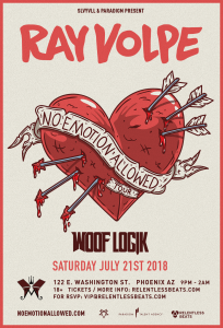 Ray Volpe + Woof Logik on 07/21/18