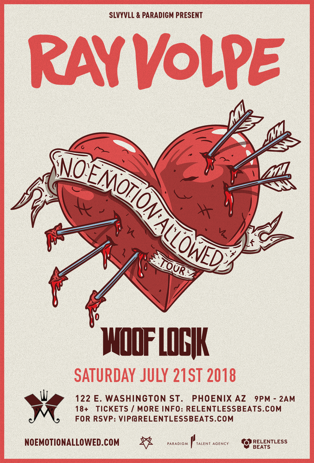 Ray Volpe + Woof Logik Phoenix Photos - 07/21/18 - Monarch