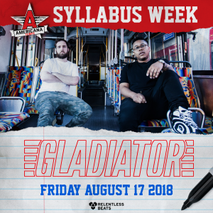 Gladiator on 08/17/18