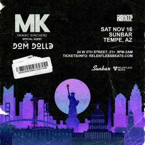 MK + Dom Dolla on 11/16/19
