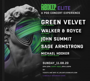 Green Velvet - RBDeep Elite: A Pod Concert Experience on 11/08/20