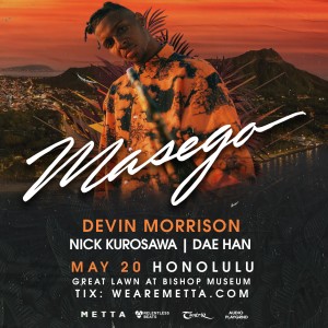 Masego + Devin Morrison on 05/20/22