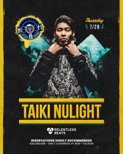 Taiki Nulight on 07/28/22
