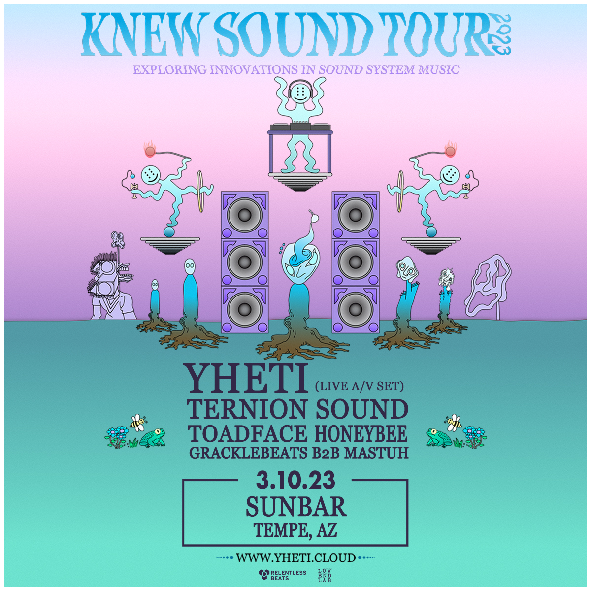 Yheti Tempe Info - 03/10/23 - Sunbar | Relentless Beats