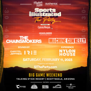 Sports Illustrated The Party ft. The Chainsmokers & Machine Gun Kelly on 02/11/23