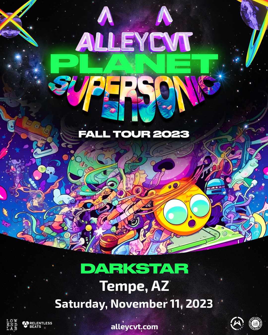 ALLEYCVT – Planet Supersonic Fall Tour 2023 Tempe Photos
