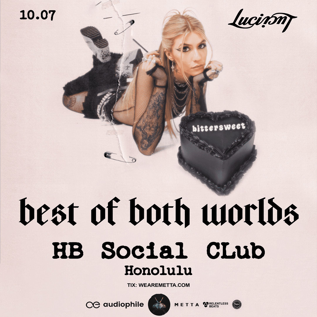 Flyer for Luci's “best of both worlds” Tour