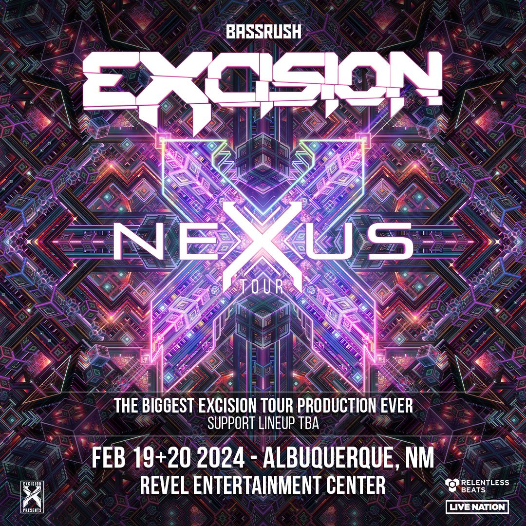 Flyer for Excision: Nexus Tour