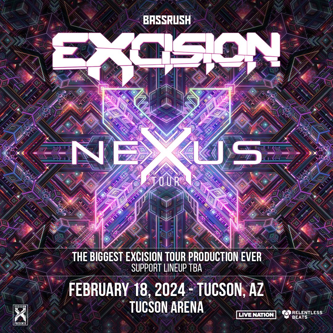 Flyer for Excision: Nexus Tour