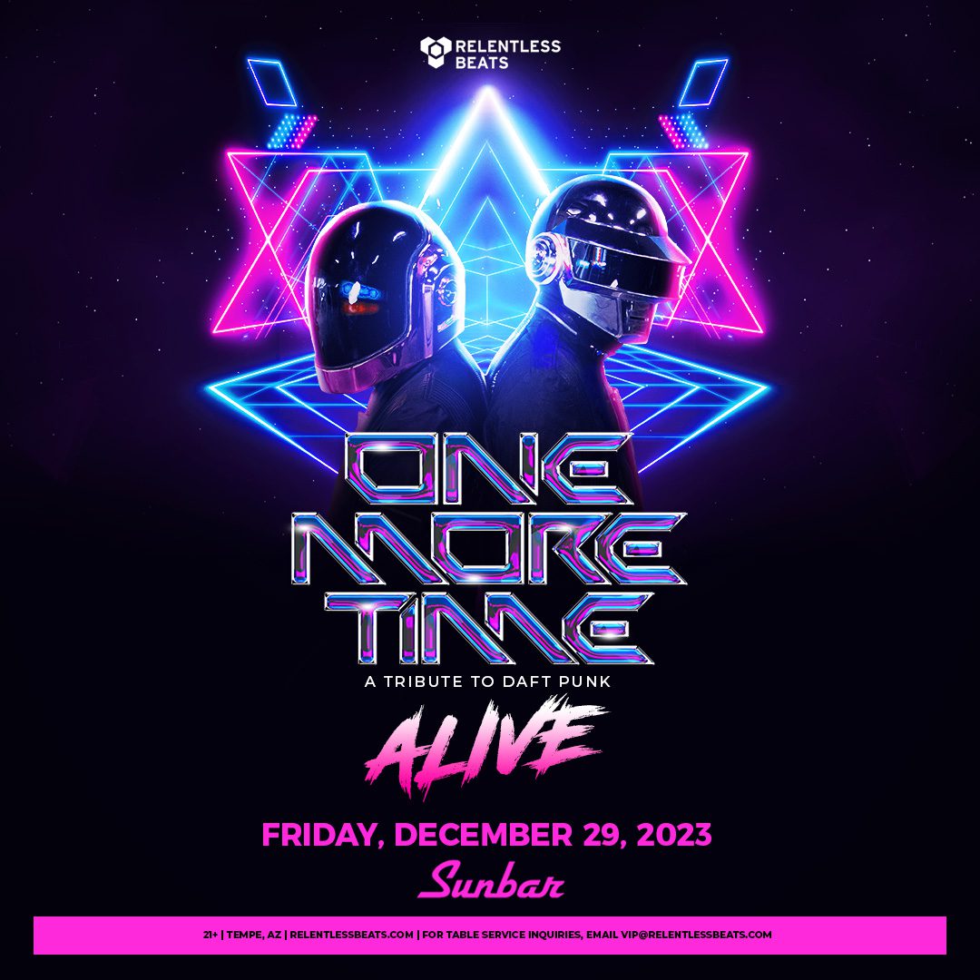 Flyer for One More Time: A Tribute To Daft Punk