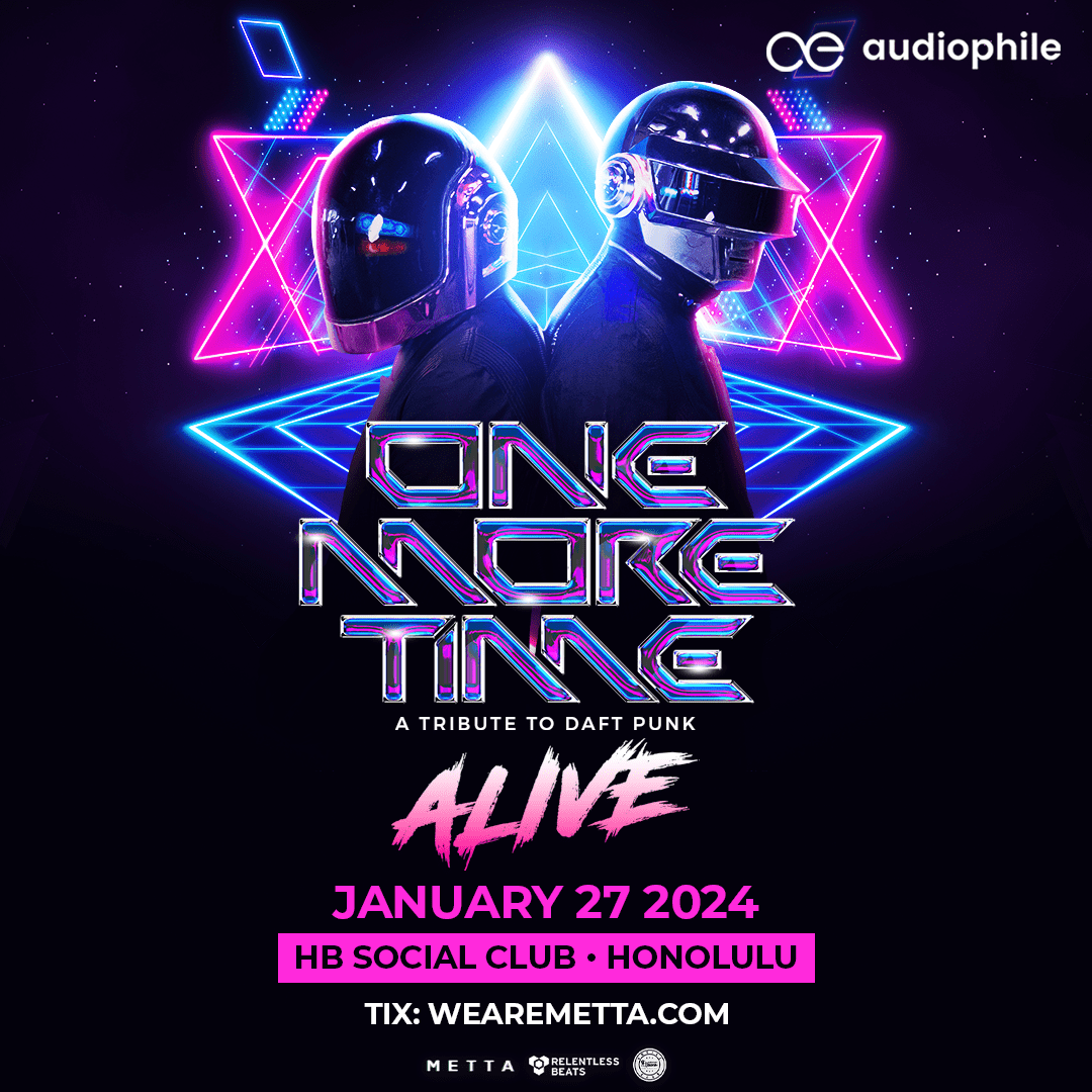 Flyer for ONE MORE TIME: A TRIBUTE TO DAFT PUNK