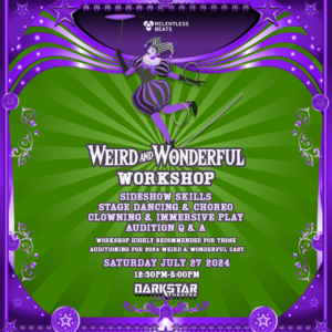 Weird & Wonderful - Workshop on 07/27/24