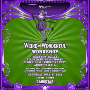 Weird & Wonderful - Workshop on 07/27/24