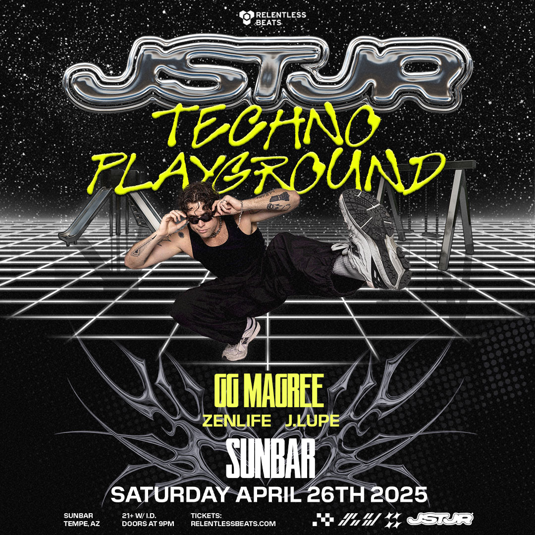 JSTJR Tempe Tickets - 04/26/25 - Sunbar | Relentless Beats
