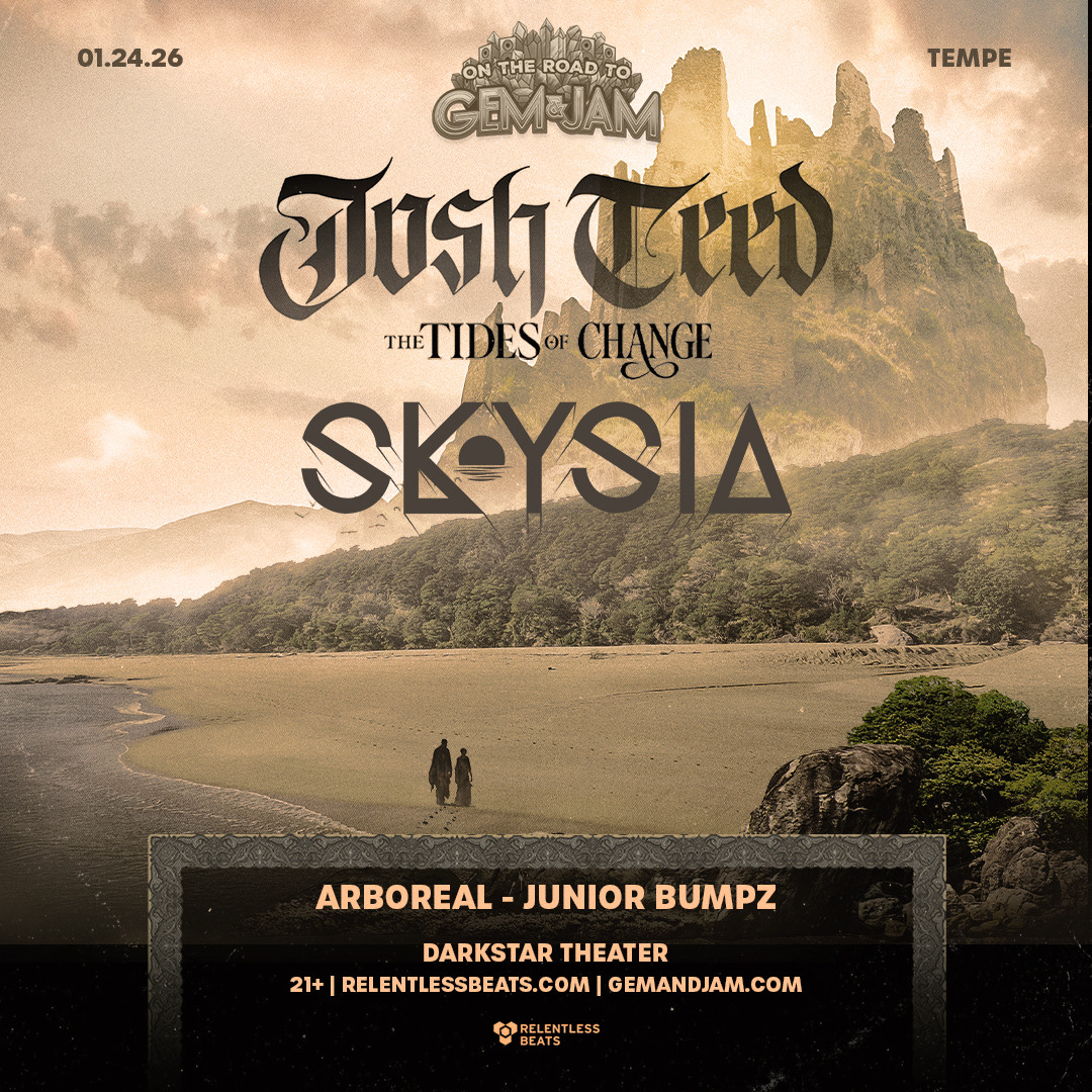 Flyer for Josh Teed + Skysia | Road to Gem & Gam