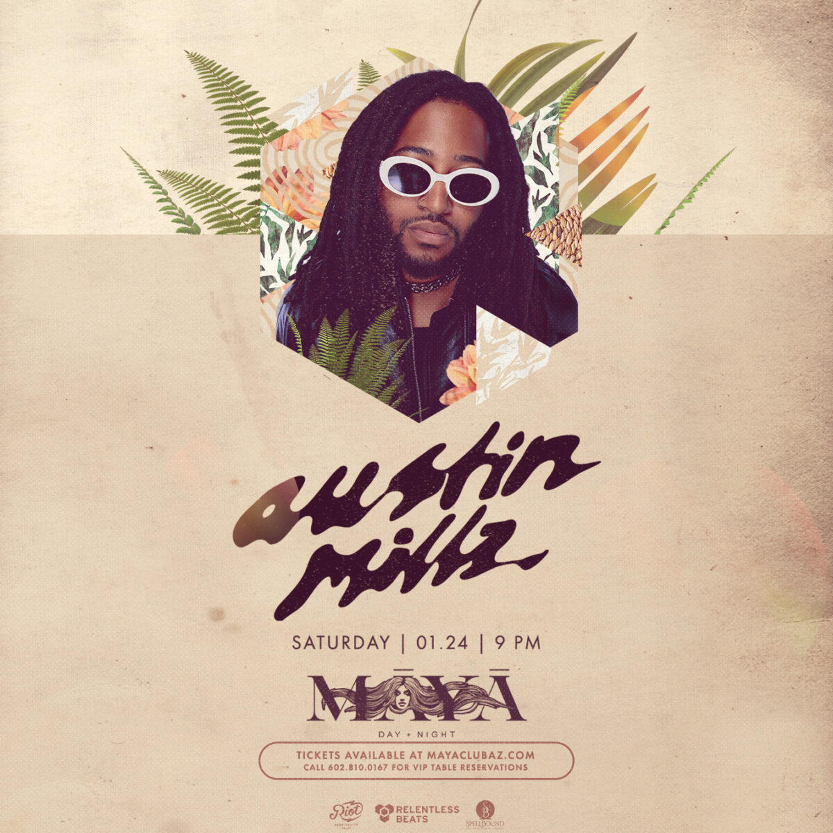 Flyer for Austin Millz