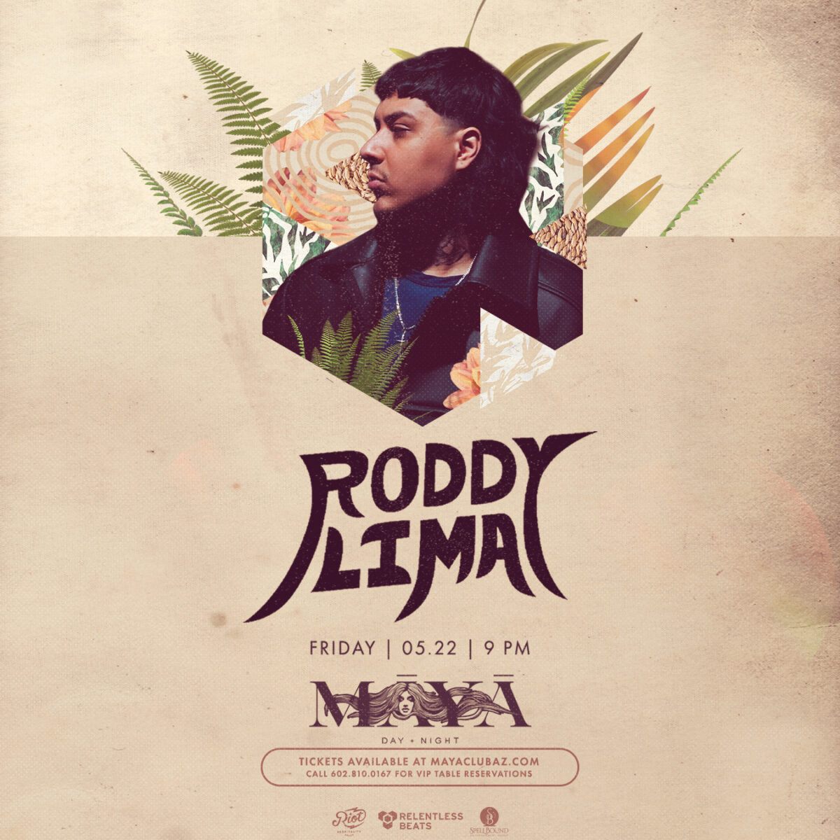 Flyer for Roddy Lima