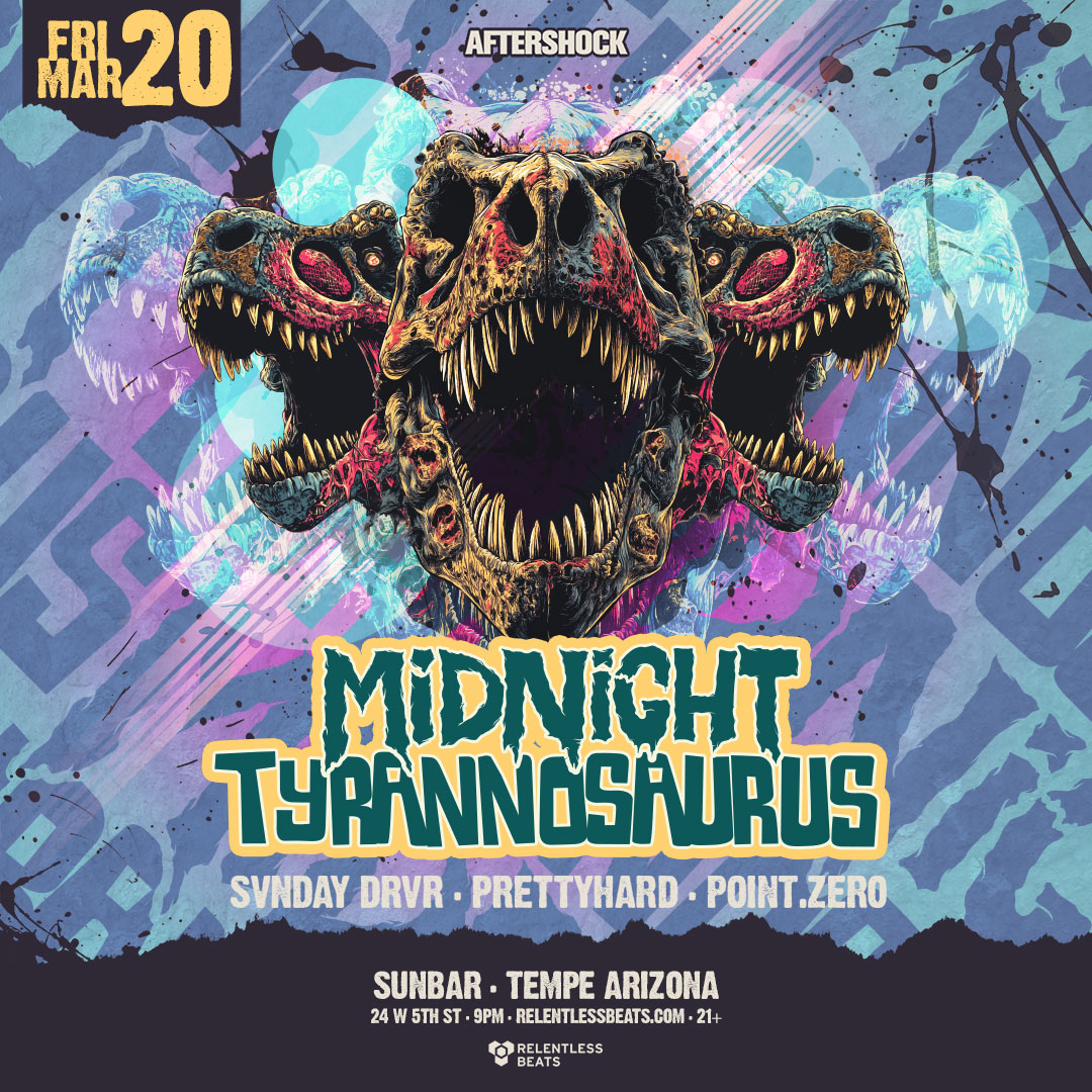 Flyer for Midnight Tyrannosaurus