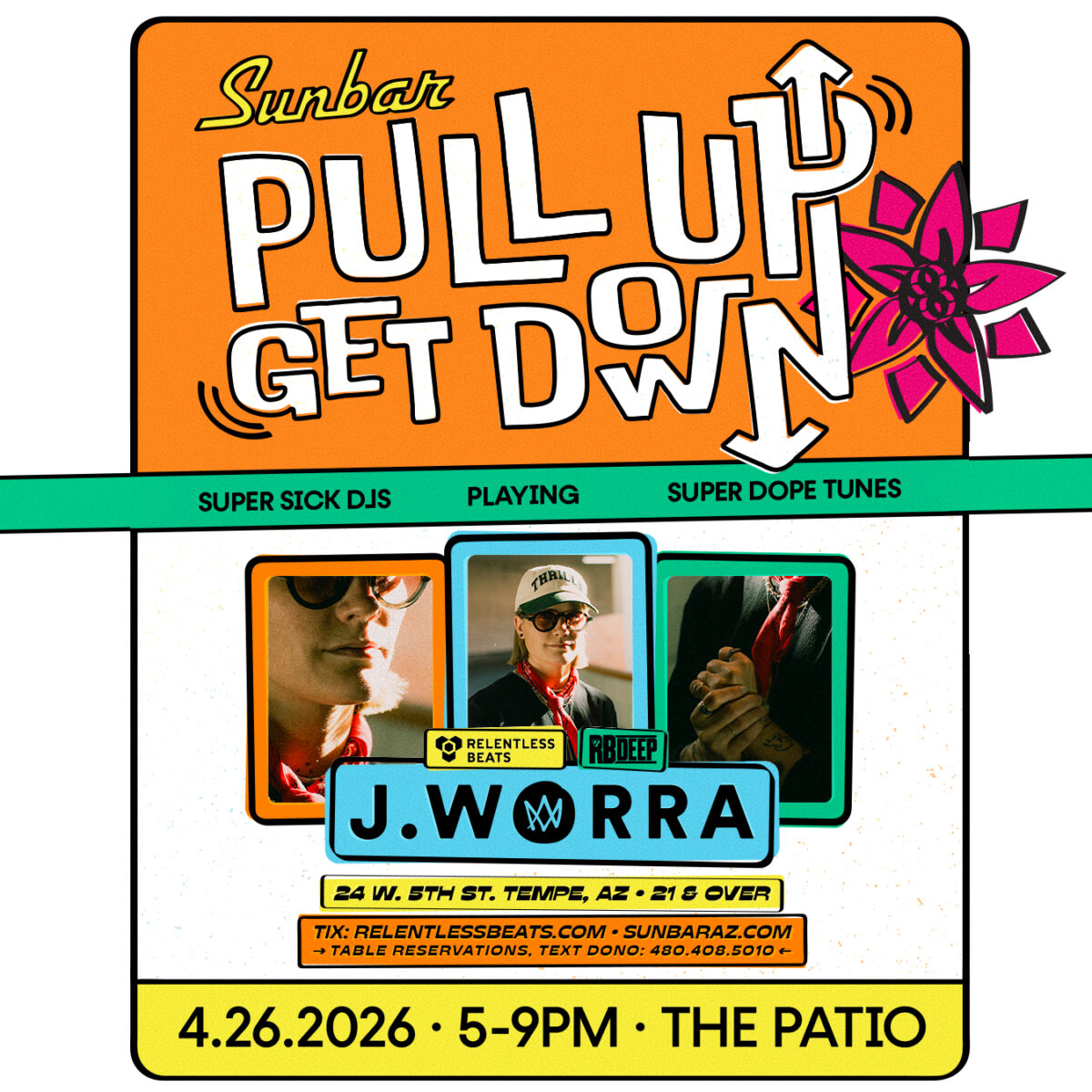 Flyer for J. Worra