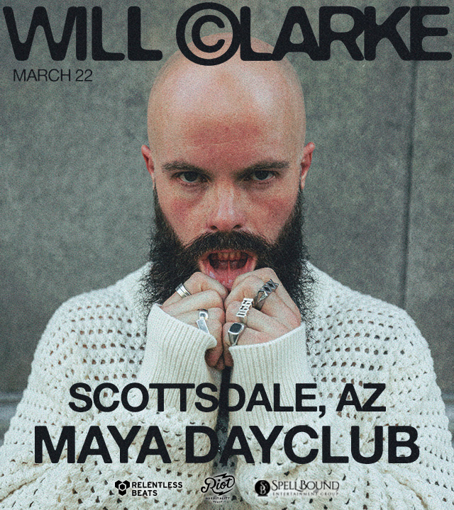 Flyer for Will Clarke